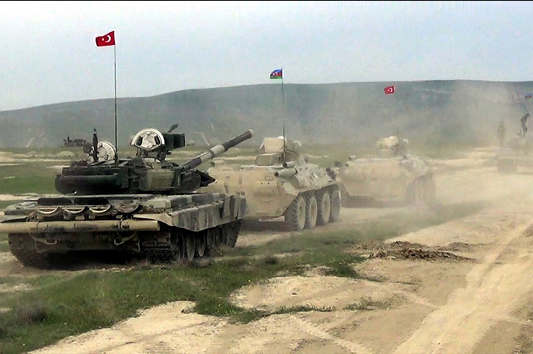 Türkiye ve Azerbaycan Kars'ta ortak tatbikat yapıyor